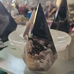 Agate and pink Amy diamond